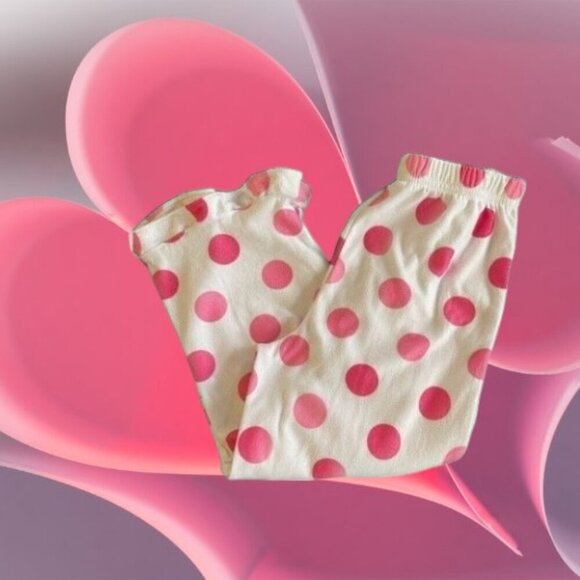 2pc -Disney Polka Dot Bathrobe & Pajama Pants - Picture 2 of 13